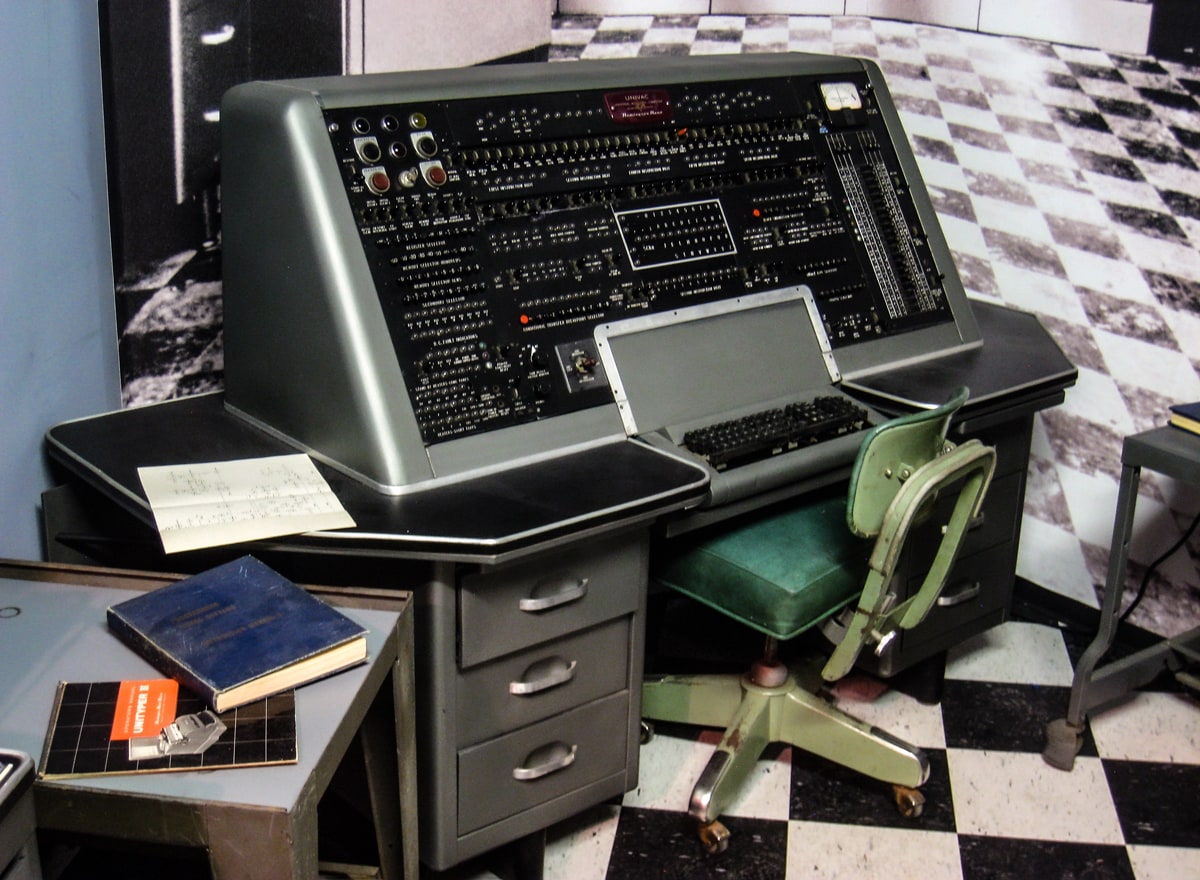 First Commercial Computer UNIVAC I control station